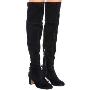 Tory Burch Black Laila Over the Knee Boots 5